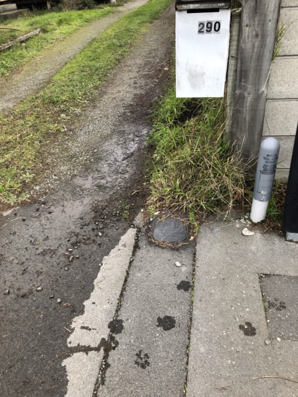 The photograph attached to this water supply report