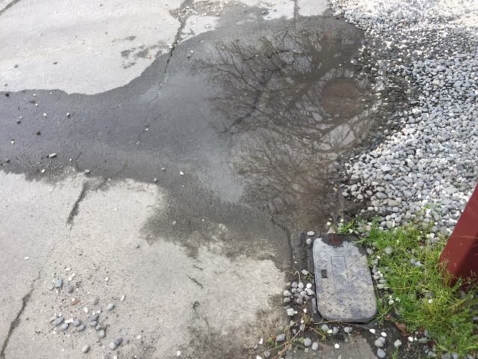 The photograph attached to this wastewater/stormwater report
