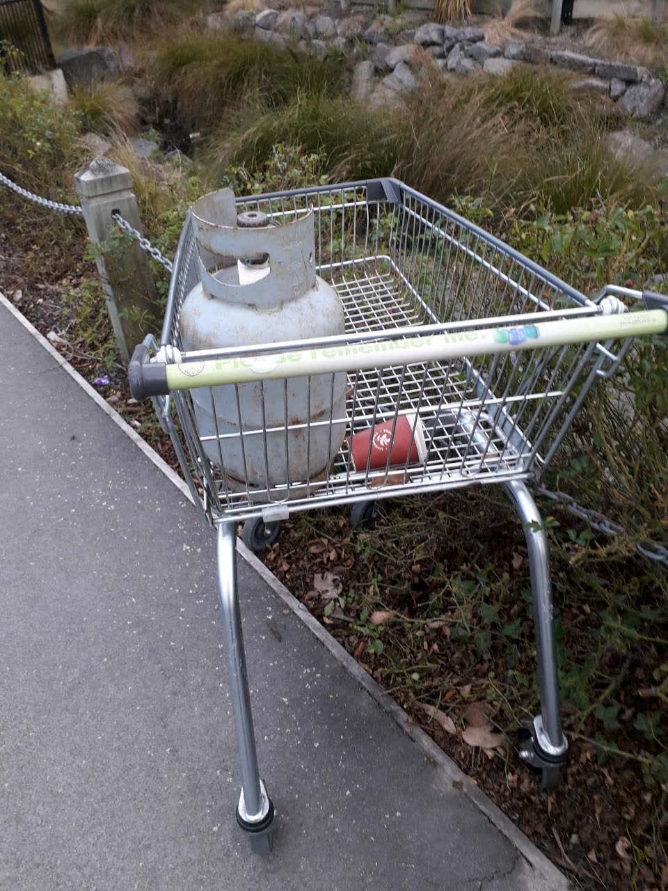 The photograph attached to this rubbish/recycling report