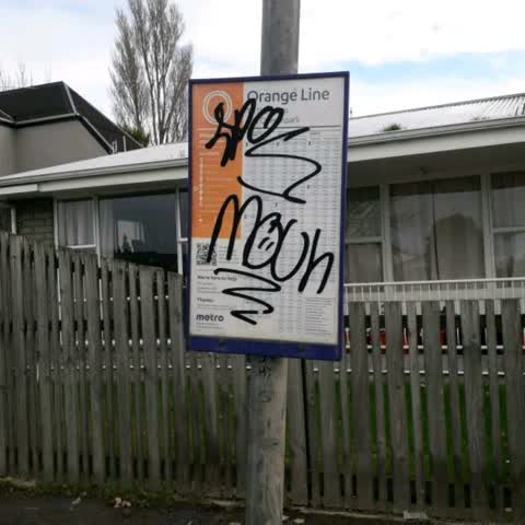 Graffiti, a report photo