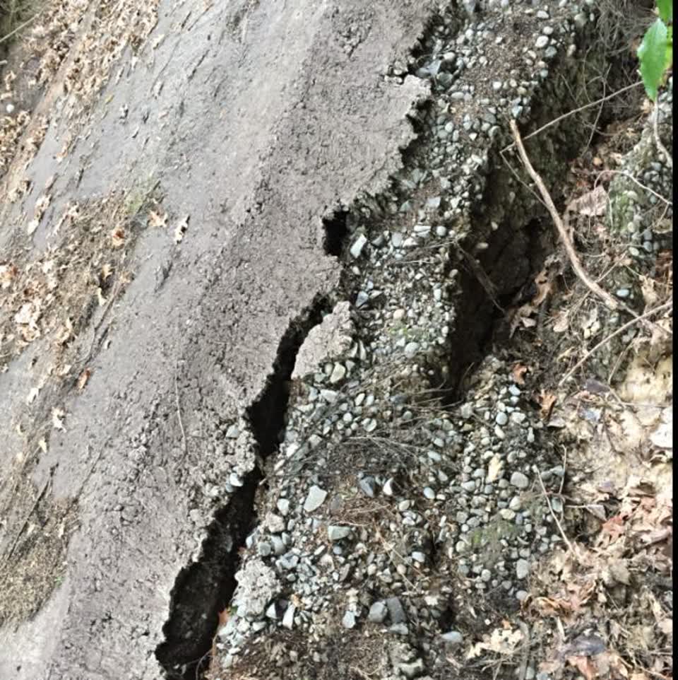 The photograph attached to this wastewater/stormwater report