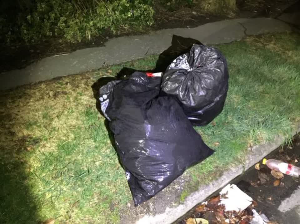 The photograph attached to this rubbish/recycling report