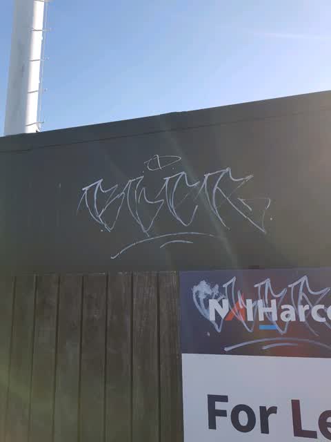 Graffiti, a report photo