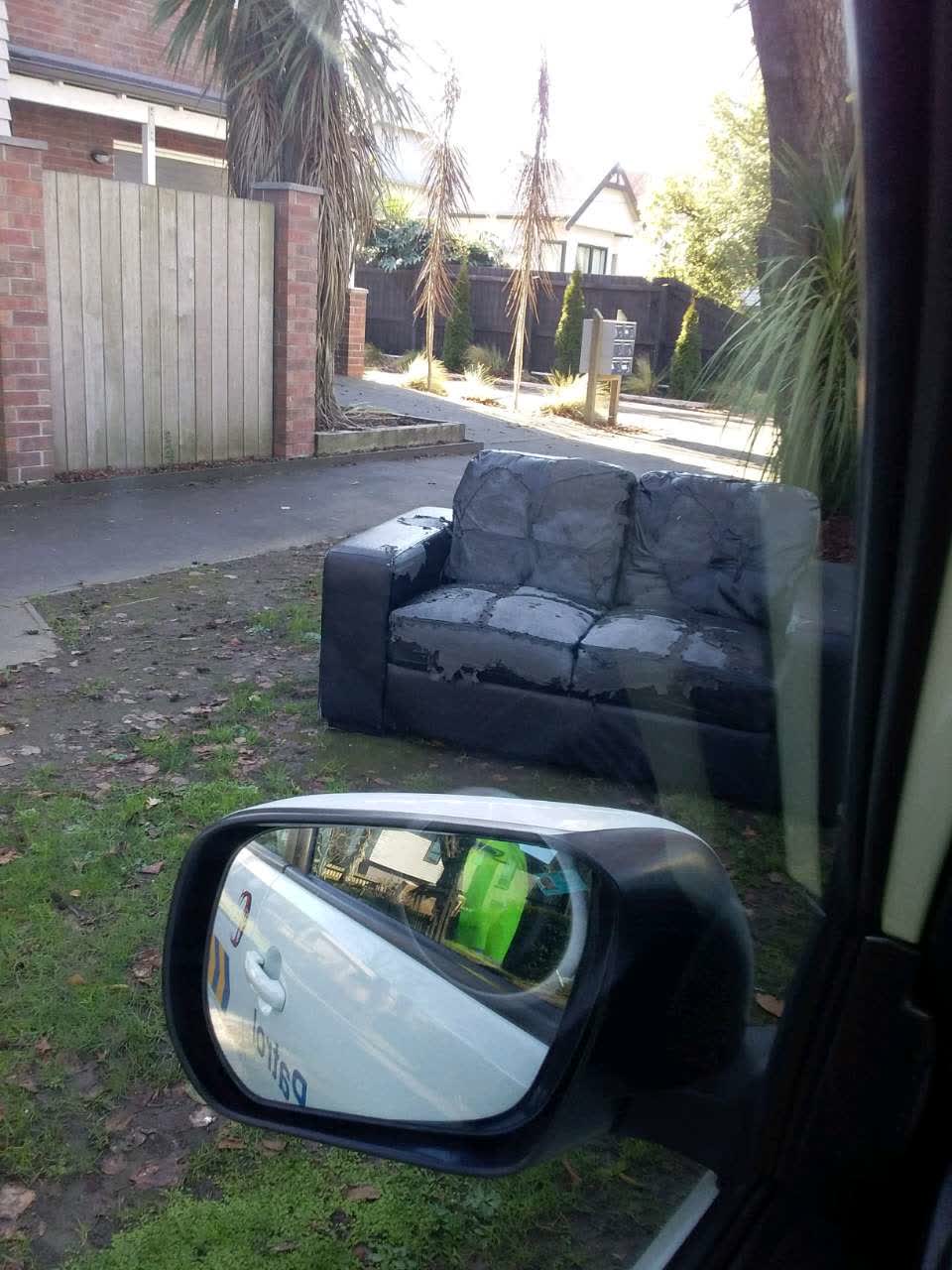 The photograph attached to this rubbish/recycling report
