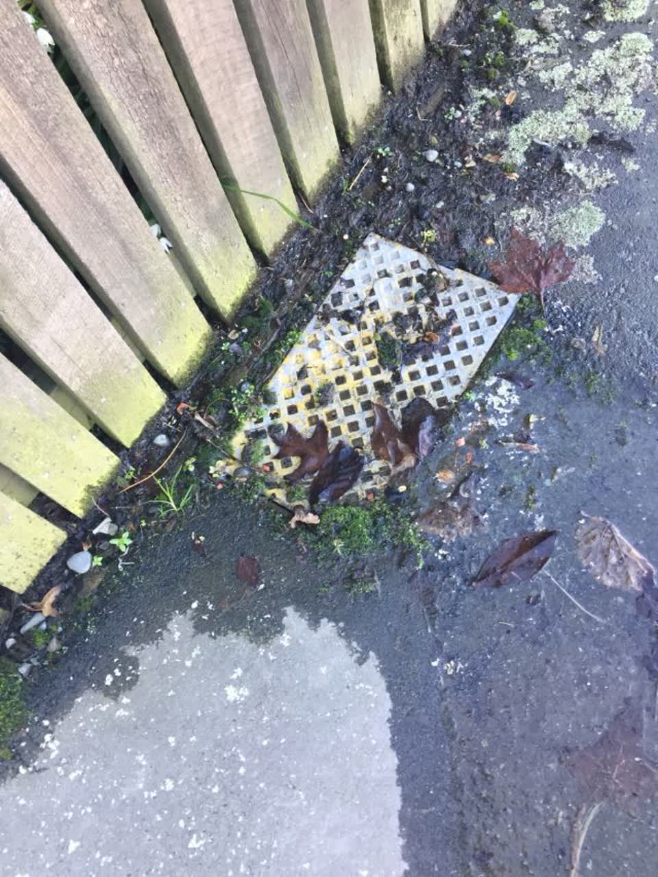 The photograph attached to this wastewater/stormwater report