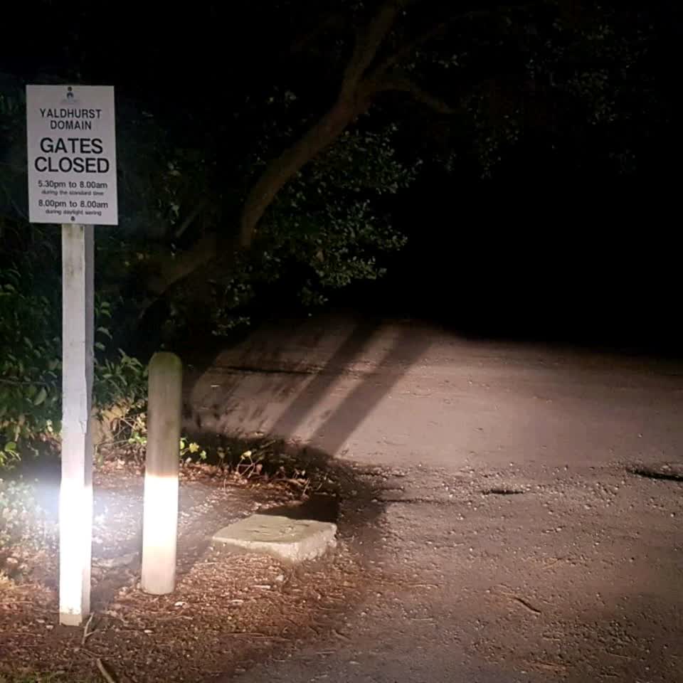 The photograph attached to this parks report