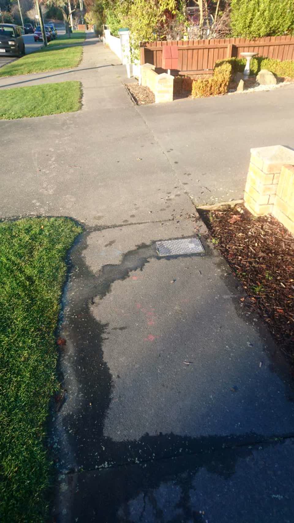 The photograph attached to this water supply report