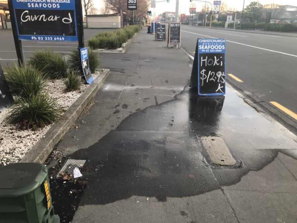 The photograph attached to this water supply report