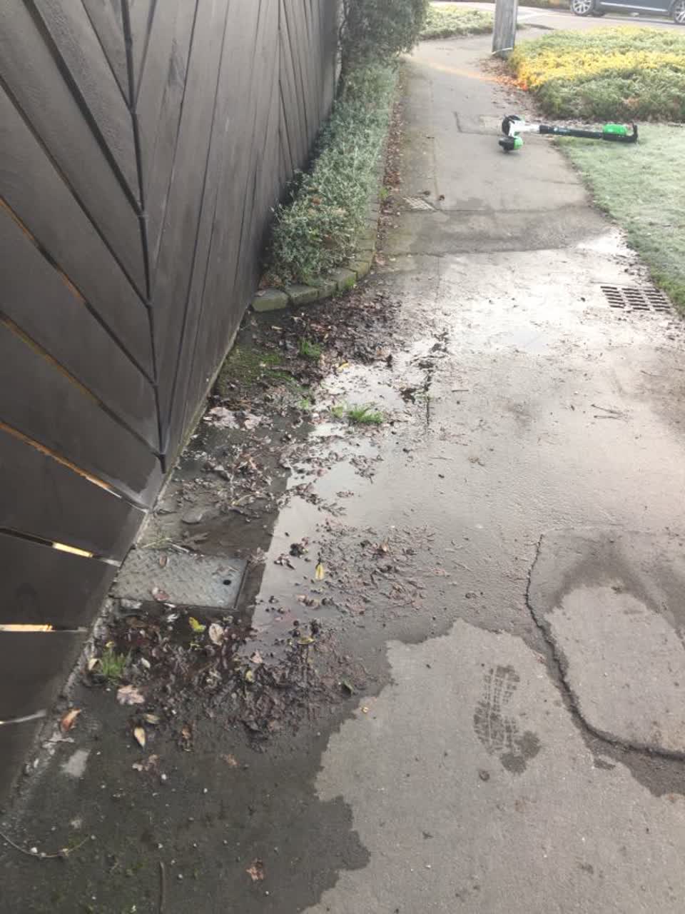 The photograph attached to this water supply report