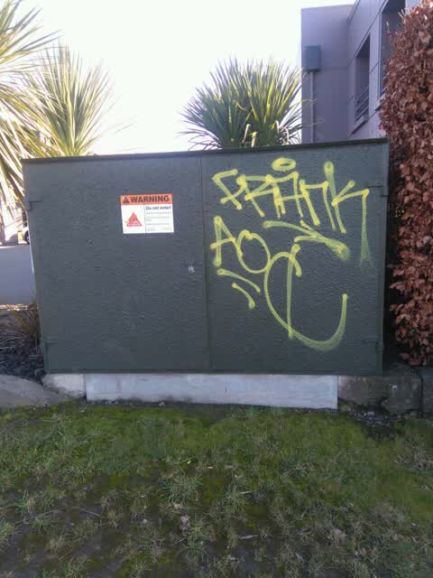 Graffiti, a report photo