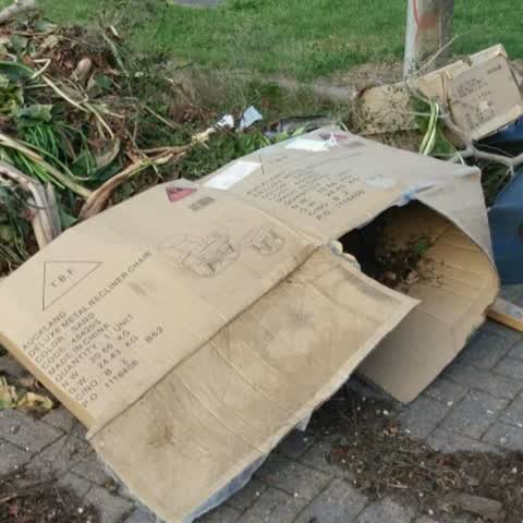 Rubbish/Recycling, a report photo