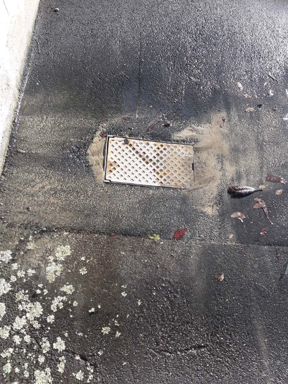 The photograph attached to this wastewater/stormwater report