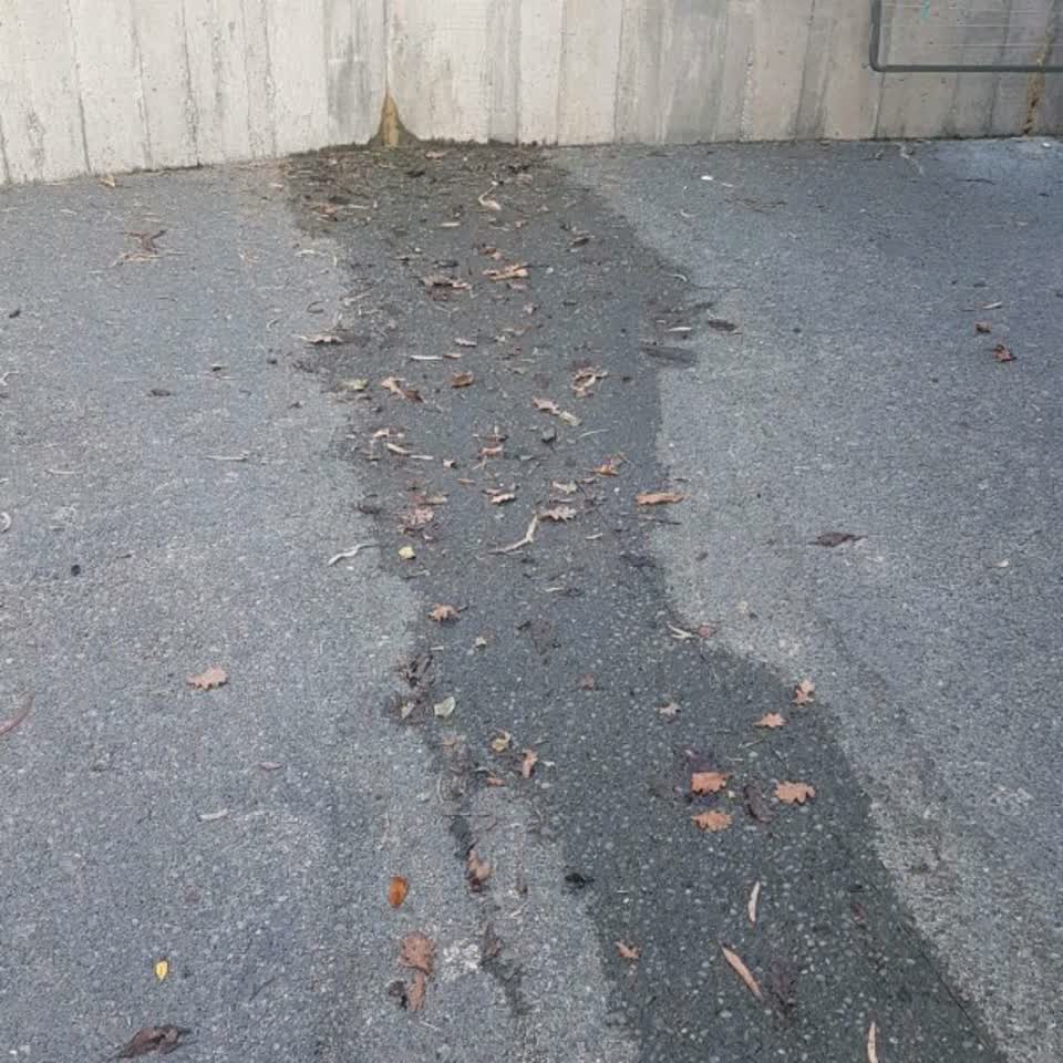 The photograph attached to this wastewater/stormwater report