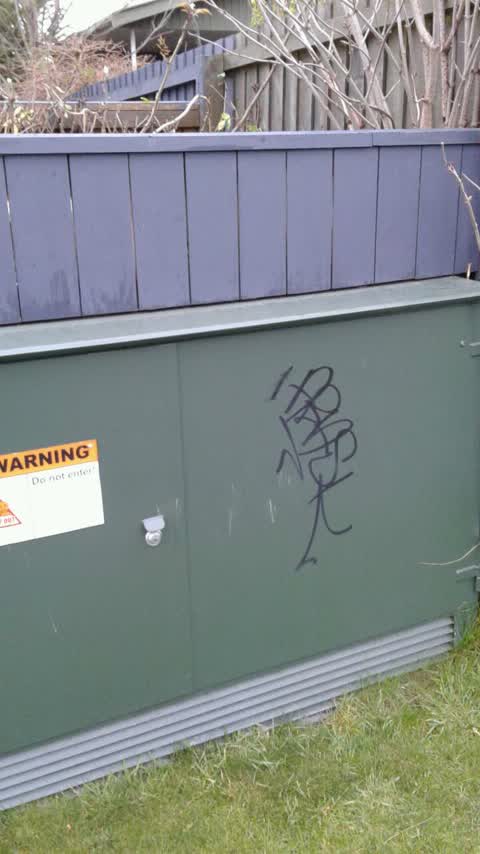 Graffiti, a report photo