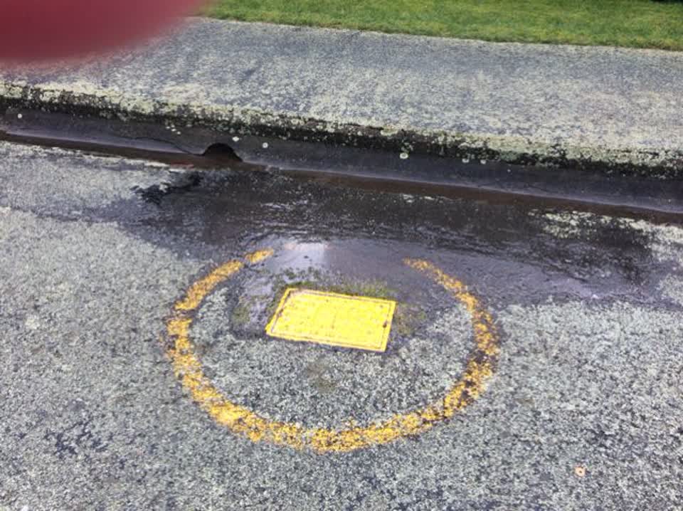 The photograph attached to this water supply report