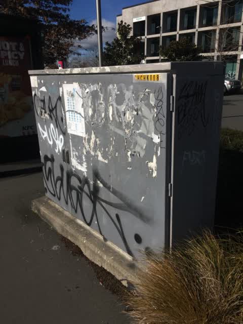 Graffiti, a report photo