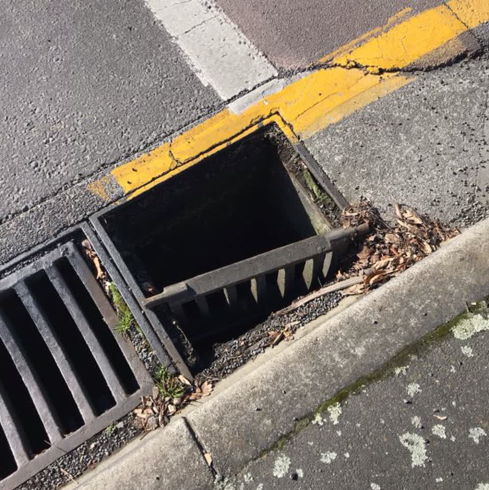 The photograph attached to this wastewater/stormwater report