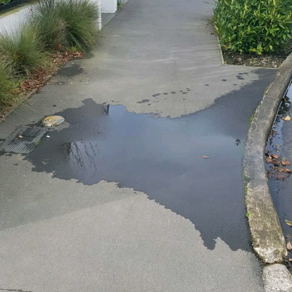 The photograph attached to this wastewater/stormwater report