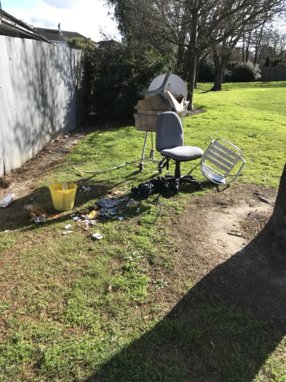 The photograph attached to this parks report