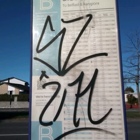 Graffiti, a report photo