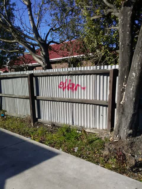 Graffiti, a report photo