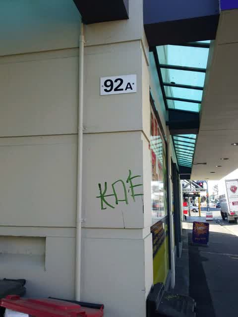 Graffiti, a report photo