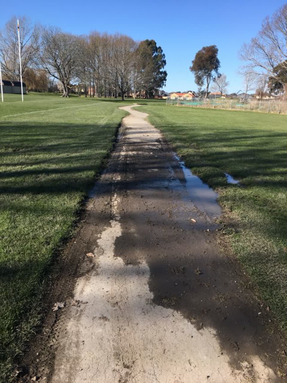 The photograph attached to this parks report