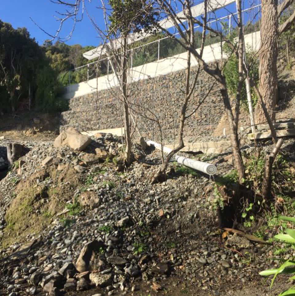 The photograph attached to this wastewater/stormwater report