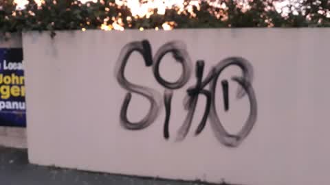Graffiti, a report photo