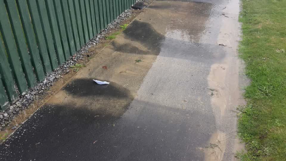 The photograph attached to this water supply report