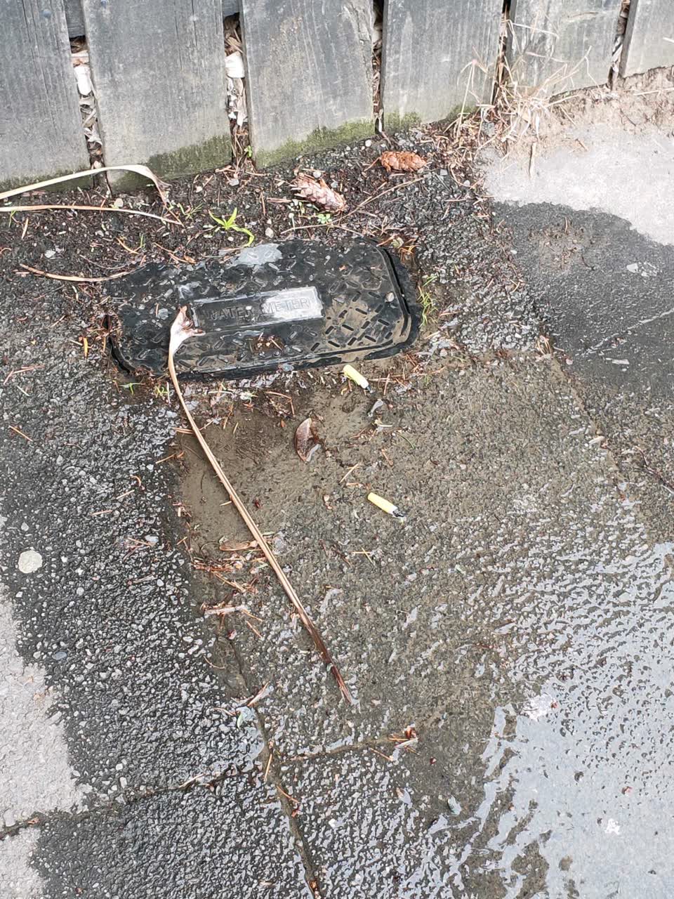 The photograph attached to this water supply report