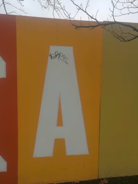 Graffiti, a report photo