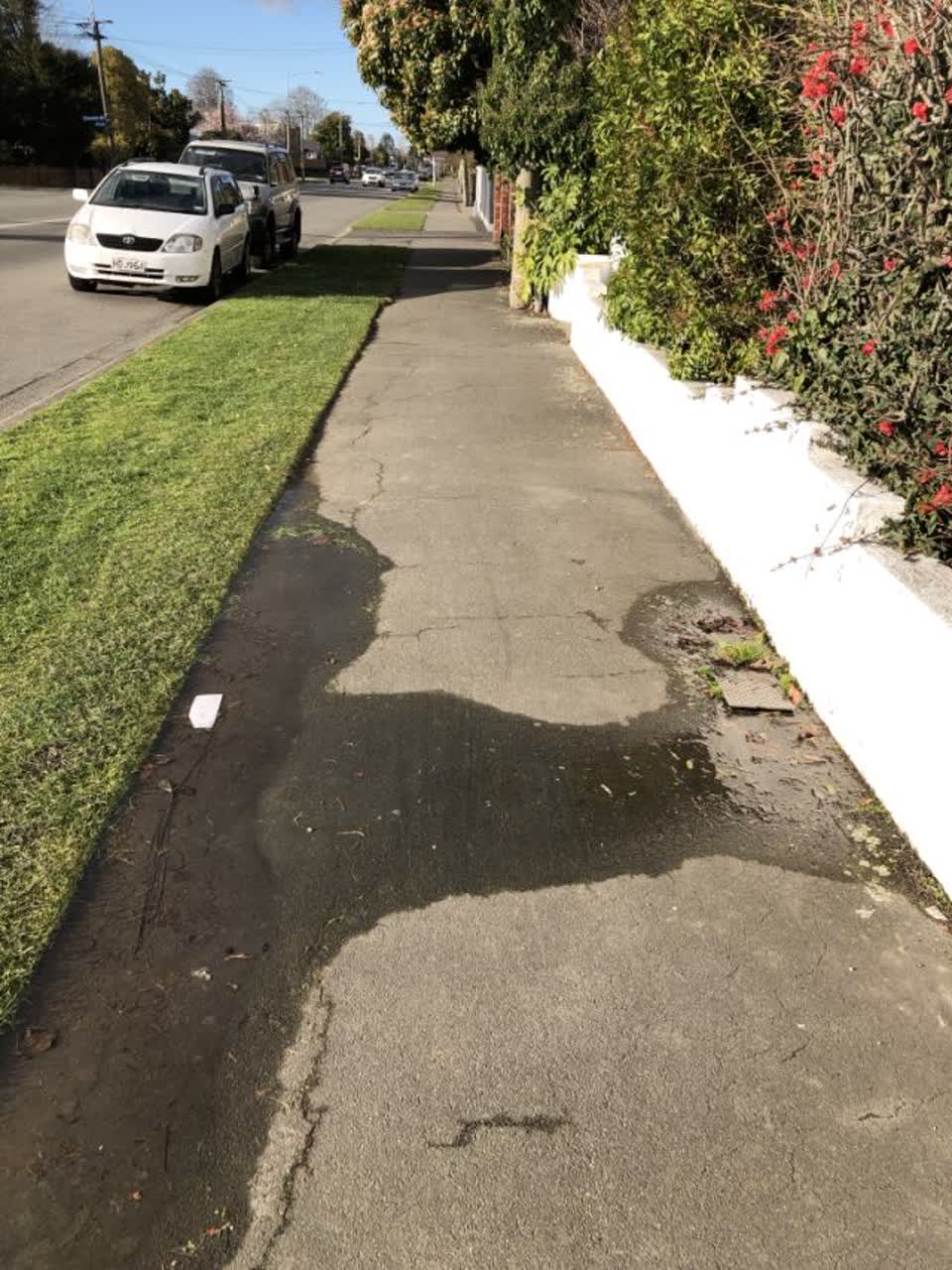 The photograph attached to this water supply report