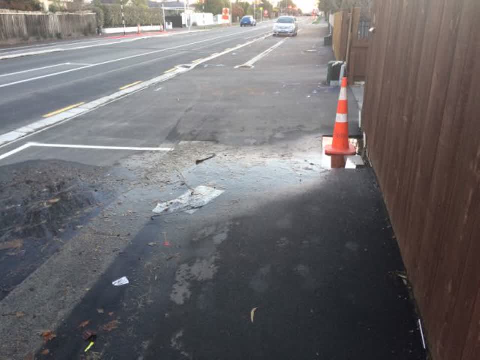The photograph attached to this water supply report