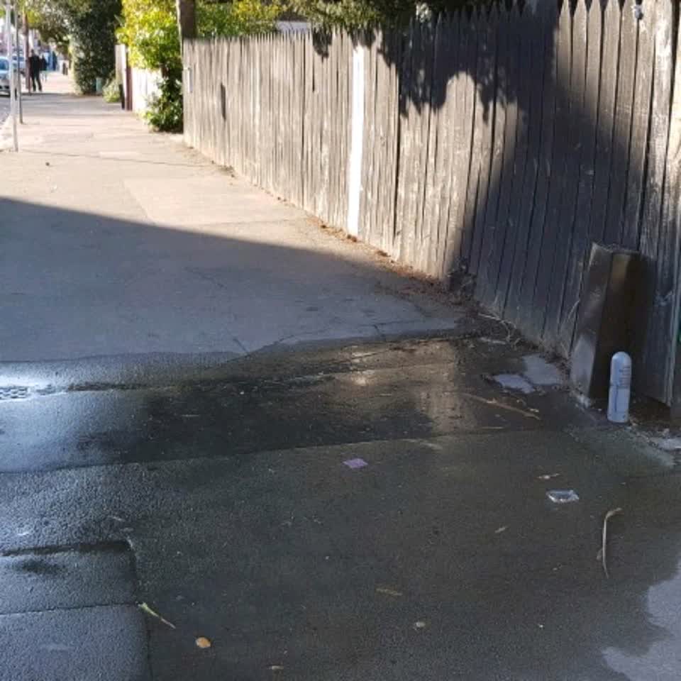The photograph attached to this water supply report