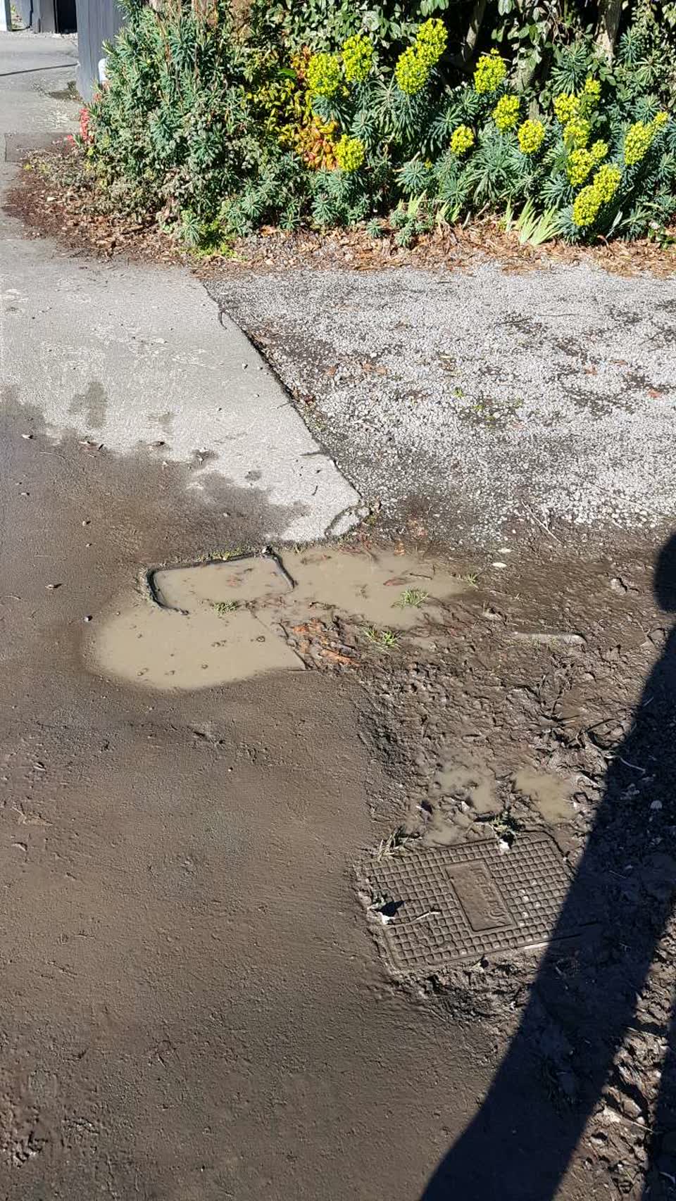 The photograph attached to this wastewater/stormwater report