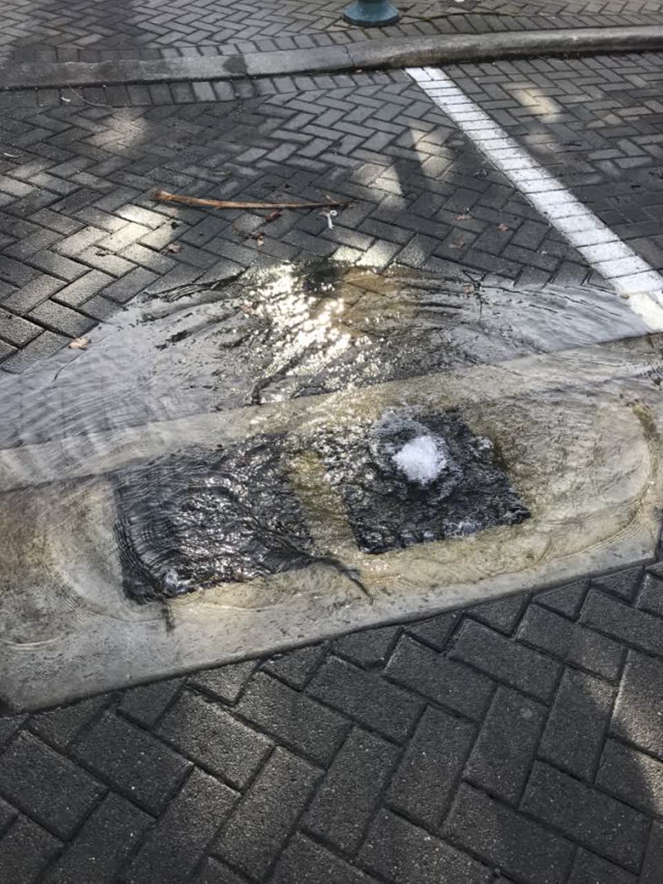 The photograph attached to this wastewater/stormwater report