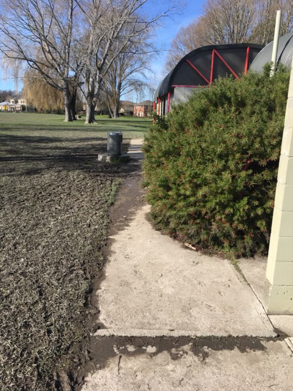 The photograph attached to this parks report