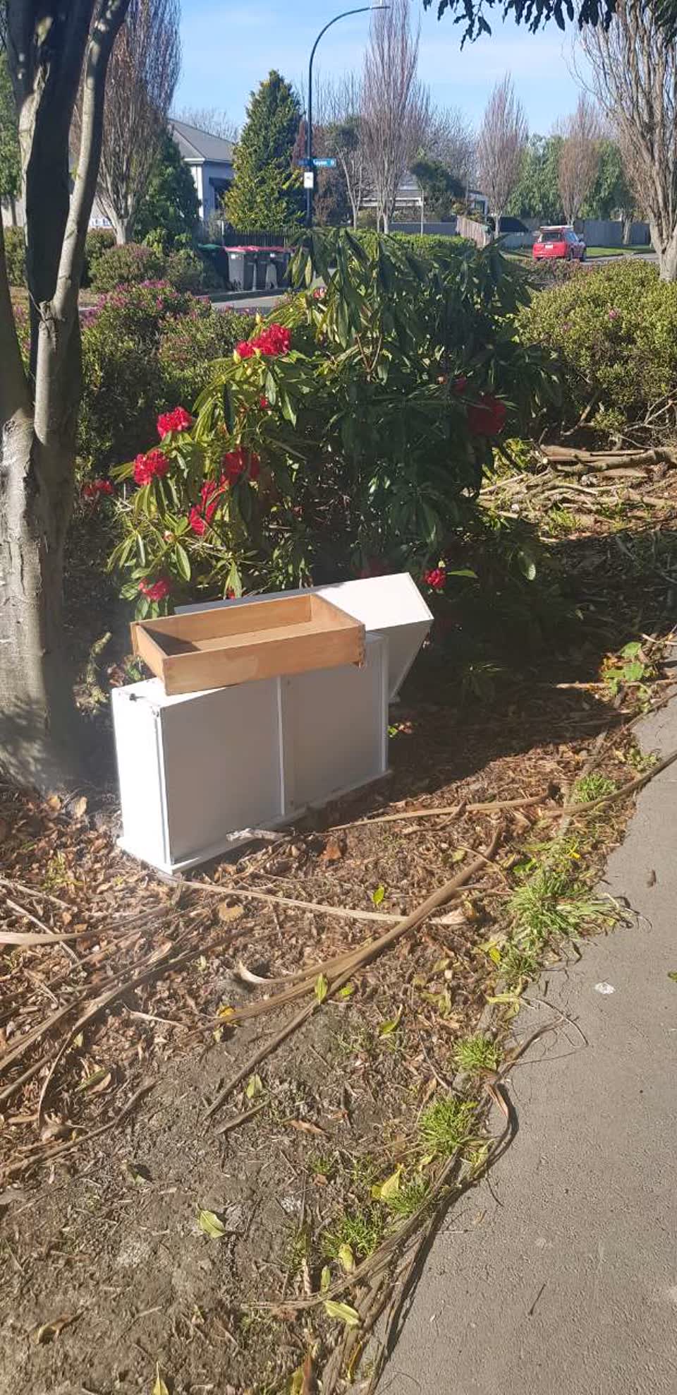 The photograph attached to this rubbish/recycling report
