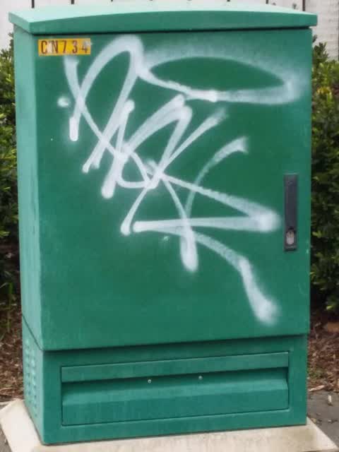 Graffiti, a report photo