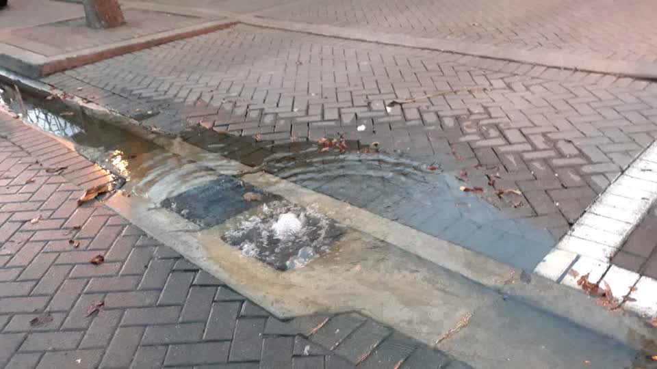 The photograph attached to this wastewater/stormwater report