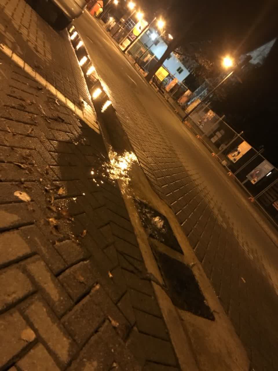 The photograph attached to this water supply report