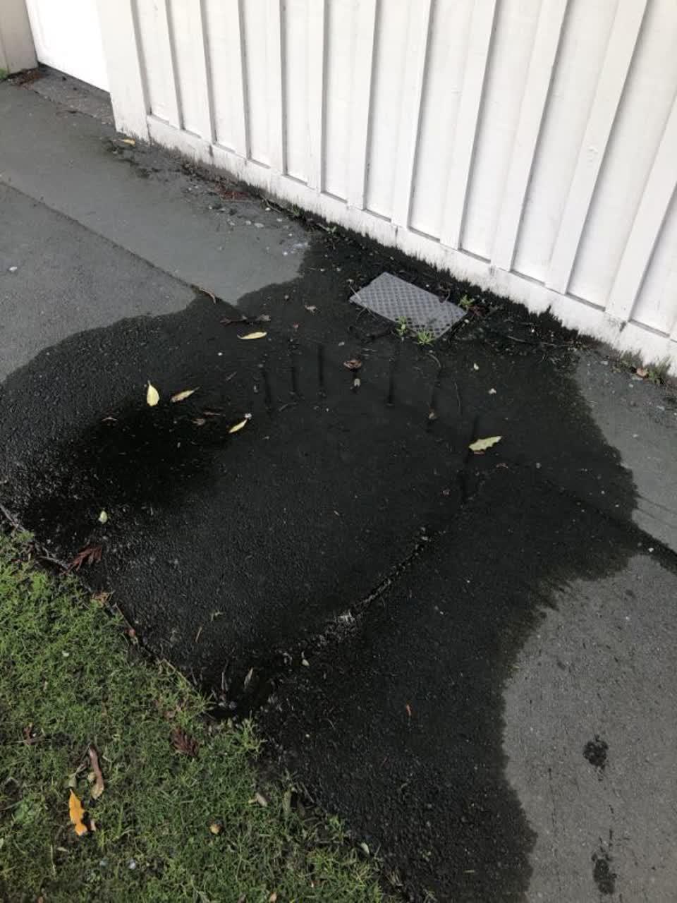 The photograph attached to this wastewater/stormwater report
