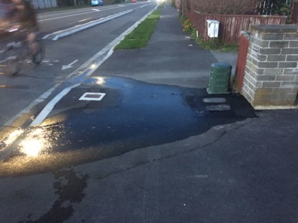 The photograph attached to this water supply report