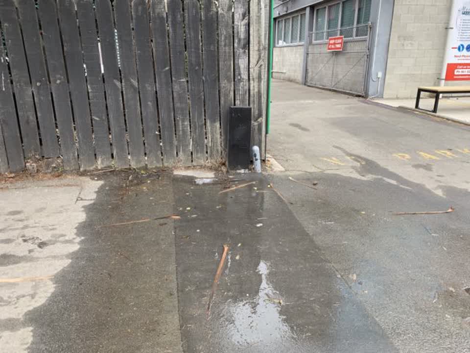 The photograph attached to this water supply report