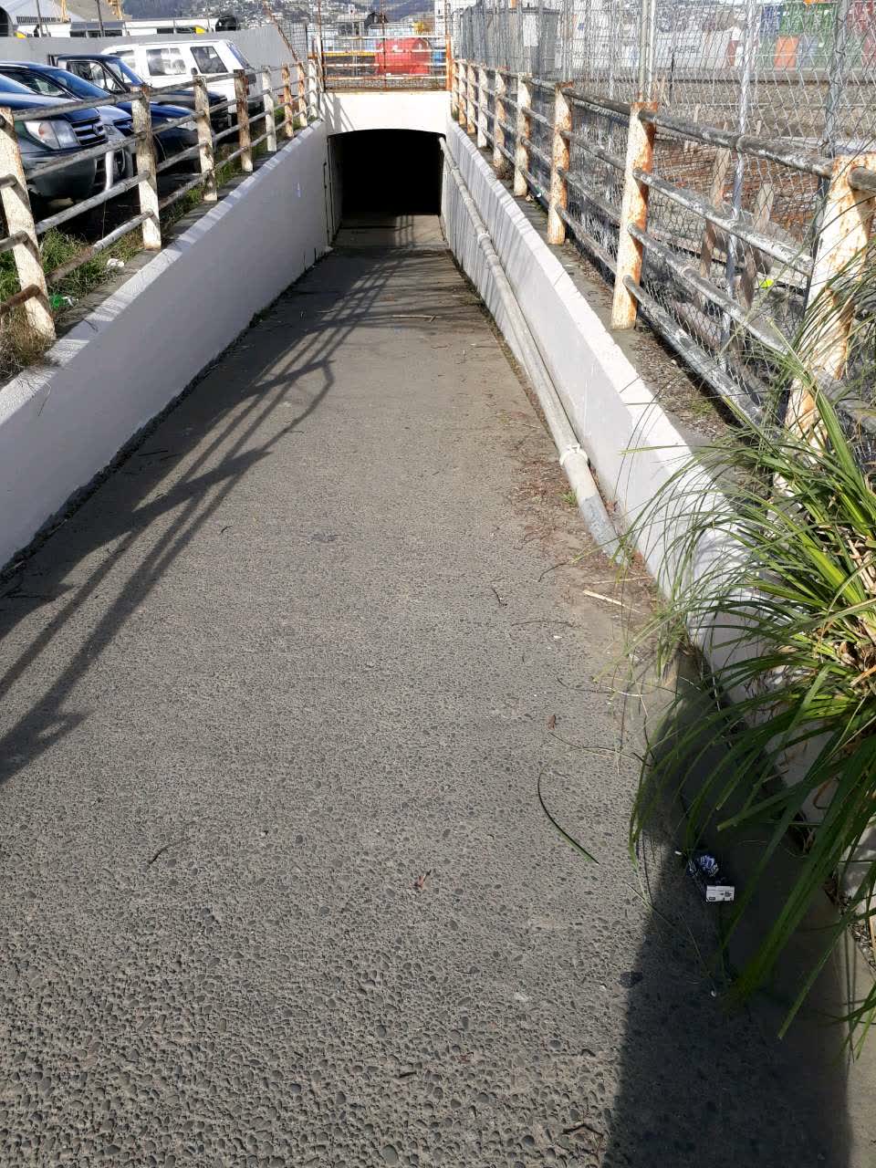 The photograph attached to this flooding report