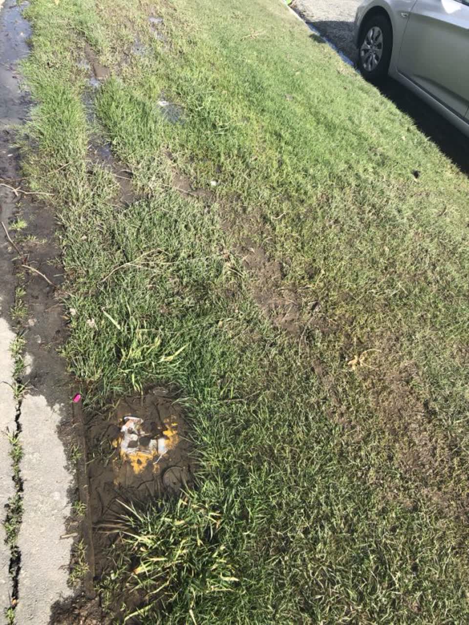 The photograph attached to this wastewater/stormwater report