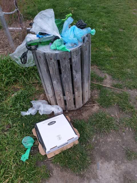 Rubbish/Recycling — a report photo