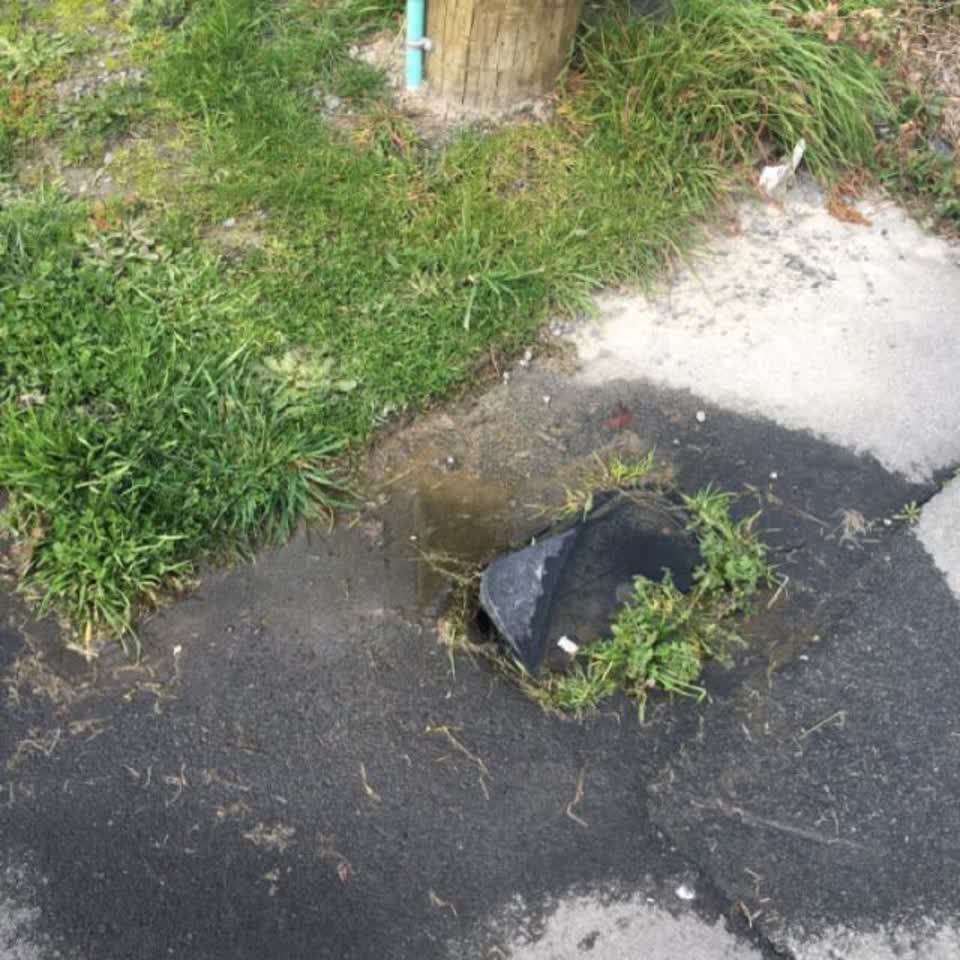 The photograph attached to this water supply report