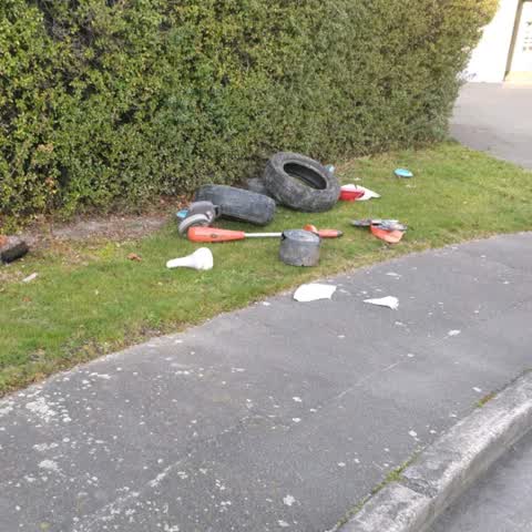Rubbish/Recycling, a report photo